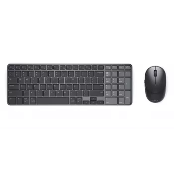 Dell Pro 7 Oplaadbare Compacte Toetsenbord- en Muis-set - KM746 - Ests (QWERTY) - Titangrijs