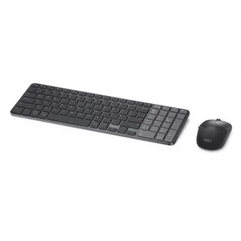 Dell Pro 7 Oplaadbare Compacte Toetsenbord- en Muis-set - KM746 - Russisch (QWERTY) - Titangrijs