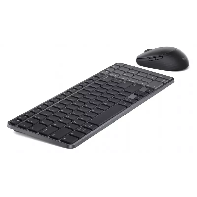 Dell Pro 7 Oplaadbare Compacte Toetsenbord- en Muis-set - KM746 - Litouws (QWERTY) - Titangrijs