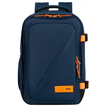 American Tourister Take2Cabin S handbagagerugzak Dark Navy/Radiant Orange
