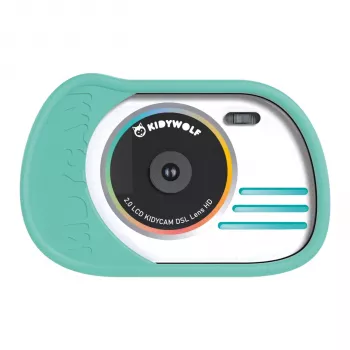KIDYWOLF foto- en videocamera turquoise