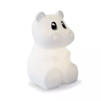 KIDYWOLF nachtlampje nijlpaard met kleurwissel 15cm