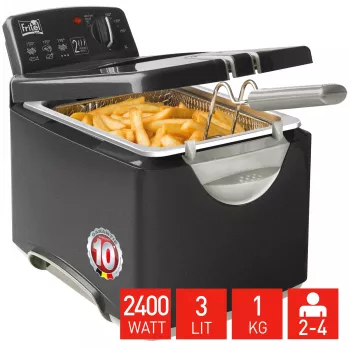 FRITEL friteuse Turbo SF 3 liter roestvrij staal