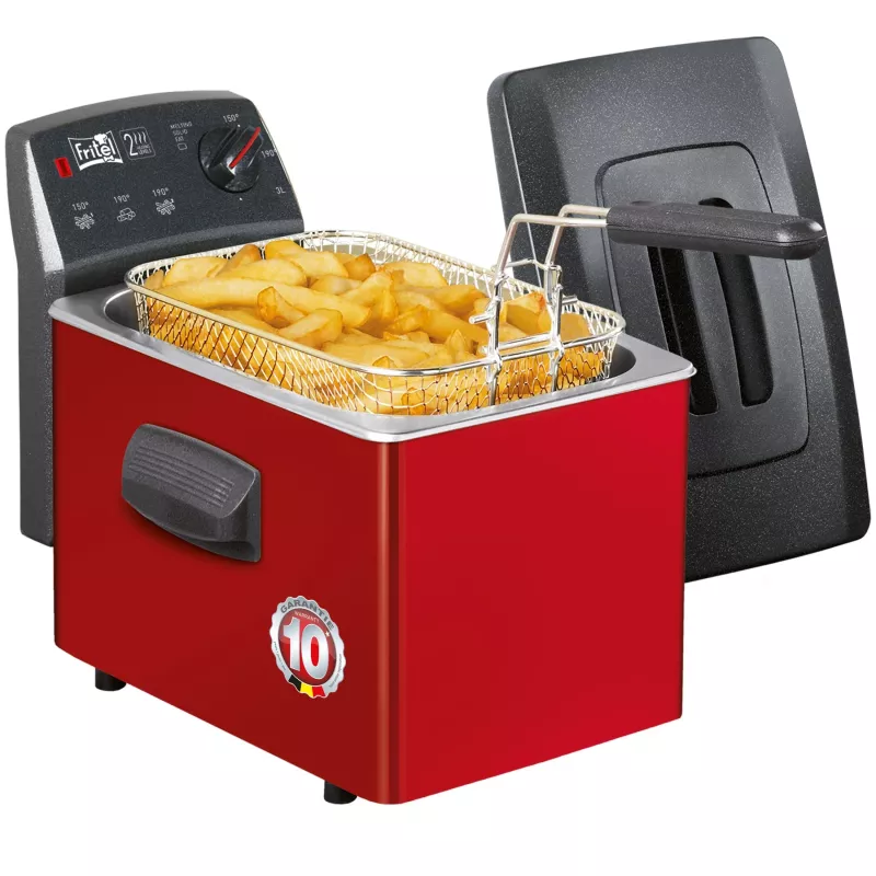 FRITEL TURBO SF friteuse 3L 2200W zwart/rood/grijs