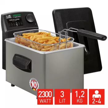 FRITEL FryTastic friteuse 3L 2,3kW antraciet/zilver