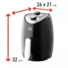 FRITEL Starter My SnackTastic 4202 airfryer 1kW zilver/zwart