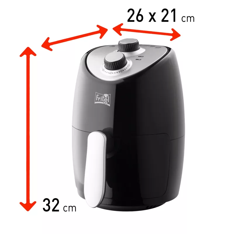 FRITEL Starter My SnackTastic 4202 airfryer 1kW zilver/zwart