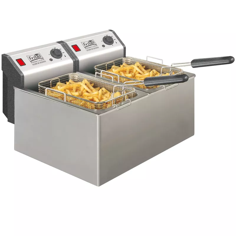 FRITEL professionele friteuse 16 liter 6,6 kW roestvrij staal