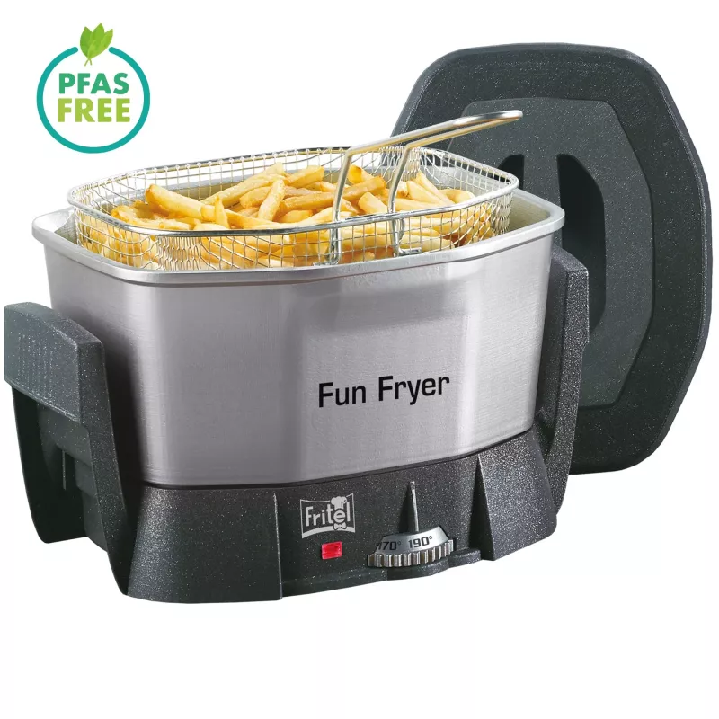 FRITEL Starter friteuse 1,5L 1400W zwart/grijs/zilver