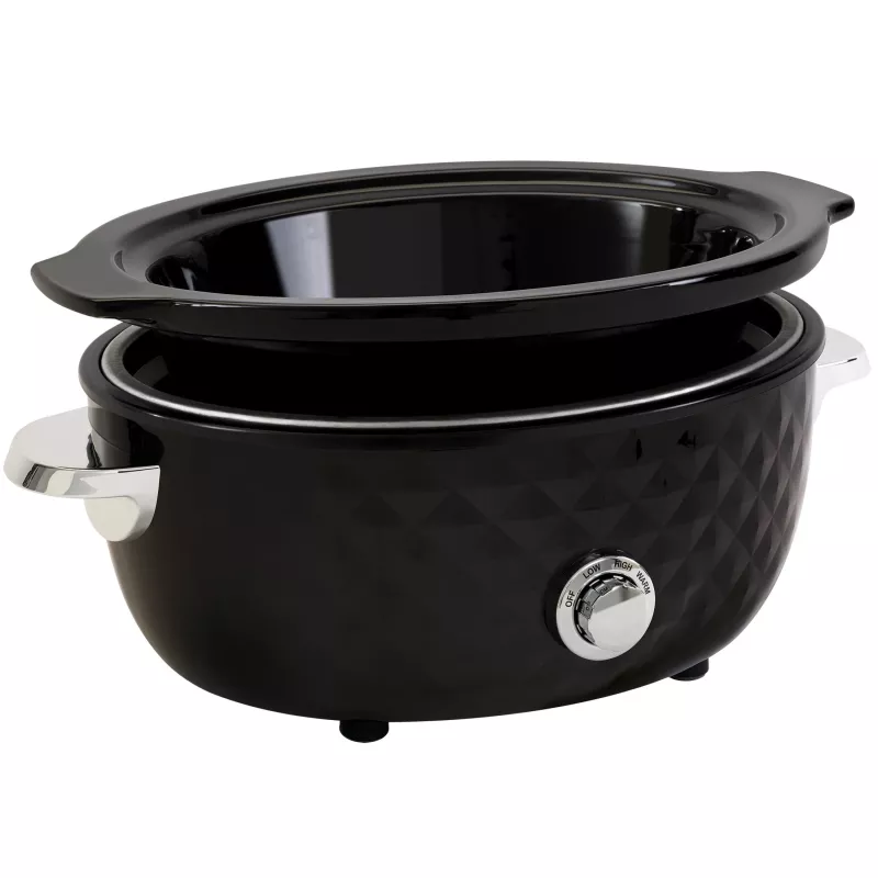 FRITEL Family slowcooker 5,5 liter 210W zwart/chroom