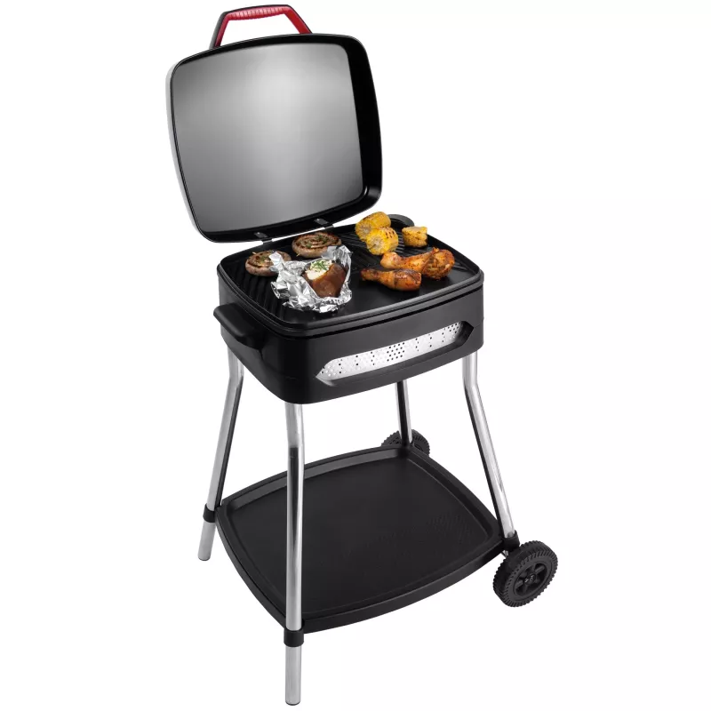 FRITEL Family BBQ 3278 elektrische grill rood/zwart