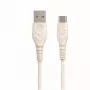 BIOND USB-A naar USB-C 3A 2M laad- en datakabel - zwart