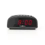 Nedis CLDK008BK LED-digitale wekker met sluimerfunctie, zwart