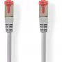 Nedis Cat6 S/FTP RJ45 patchkabel 5,00 m grijs rond PVC hanger