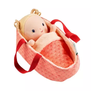 Lilliputiens Anais the Fox zachte pop speelset met mand, outfit en deken