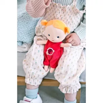 Lilliputiens babypoppenset Aghate met mand, outfit en deken