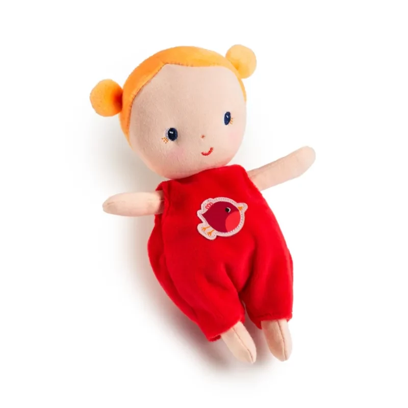 Lilliputiens babypoppenset Aghate met mand, outfit en deken
