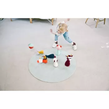 Lilliputiens boerderij bowlingset met belbal