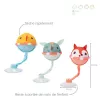 Lilliputiens set van 3 badballen met zuignappen - Joe de draak 3m+