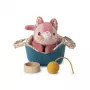 Lilliputiens Jeanne de kat pluche speelgoedset met mand en accessoires, 12m+