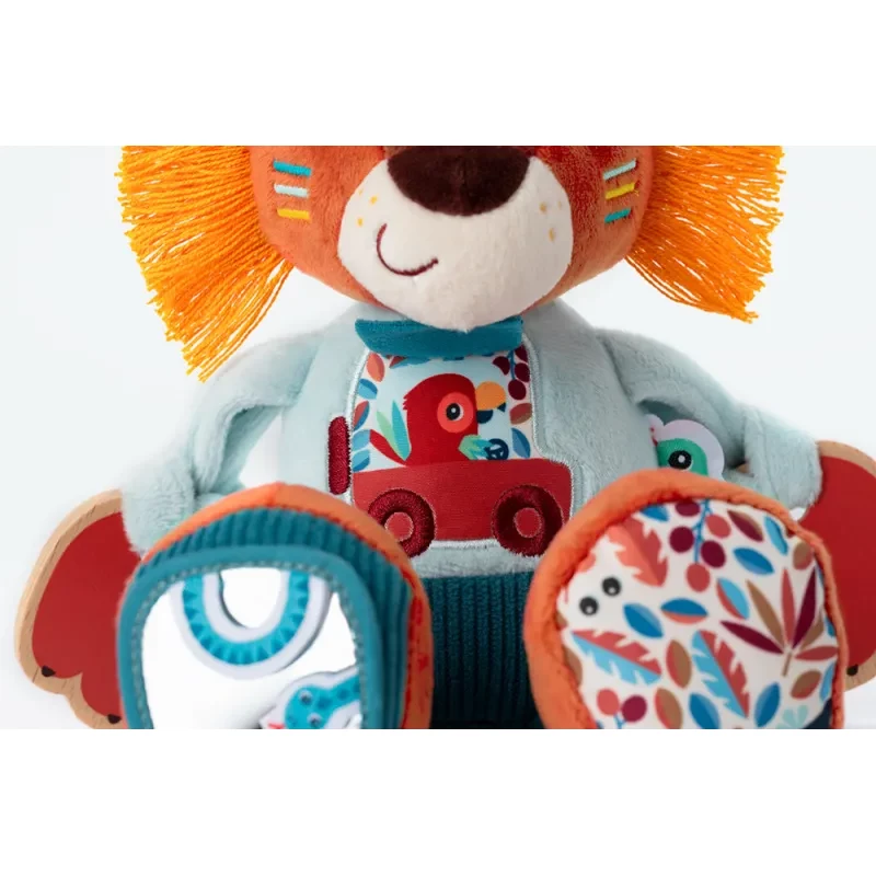 Lilliputiens multi-activiteit pluche speelgoed Jack de leeuw 9m+