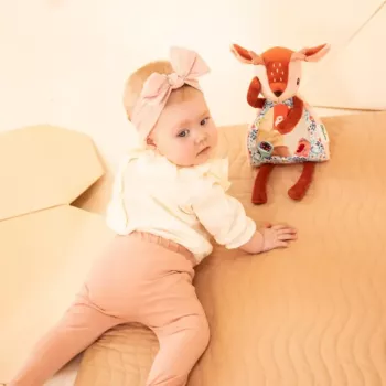 Lilliputiens activiteitenspeelgoed met spiegel kiekeboe Stella het hertje 6m+