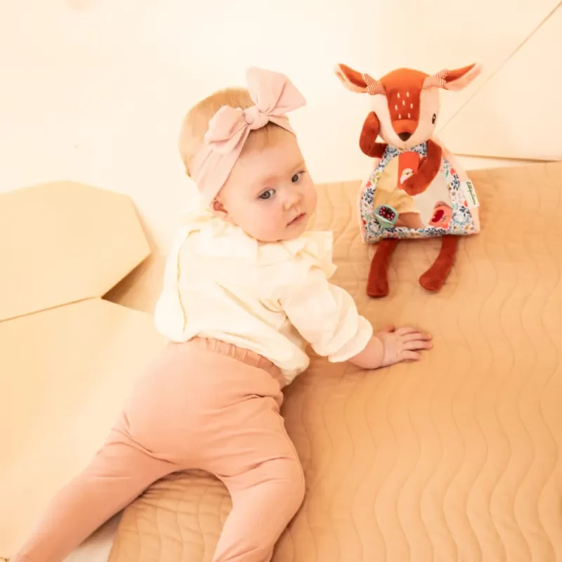 Lilliputiens activiteitenspeelgoed met spiegel kiekeboe Stella het hertje 6m+