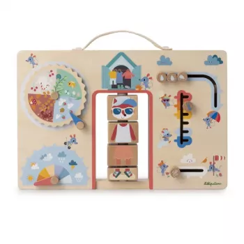 Lilliputiens Alice de vos allweather aankleed-activiteitenbord 83556