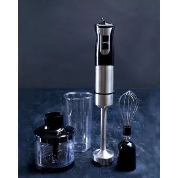 Gastronoma 18210001 staafmixer, 1000 W, zwart/zilver