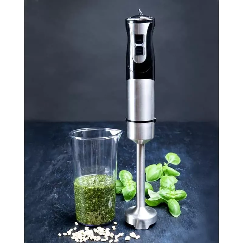 Gastronoma 18210001 Staafmixer, 1000 W, zwart/zilver