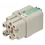HARTING Han Q12-F-QL female insert, 12 contacten, Quick-Lock-aansluiting, 1,5 mm²
