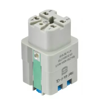 Harting Han A® businzetstuk 4 contacten Quick Lock 09200042733