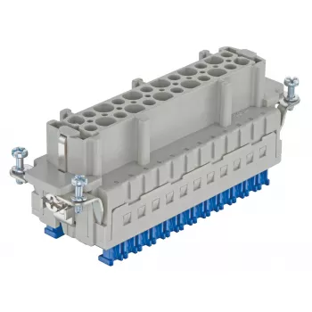 HARTING Han E® ES Press industrie-stekkerinzetstuk, bus, 24 contacten, 16A, 500V