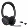 Yealink BH74 Teams draadloze headset met ANC, USB-C/A-dongle, on-ear, zwart