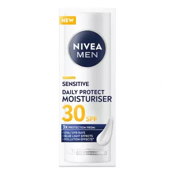 NIVEA Men Sensitive Daily Protect hydraterende gezichtscreme SPF30 50ml