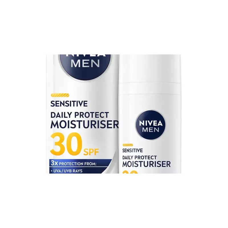 NIVEA Men Sensitive Daily Protect hydraterende gezichtscreme SPF30 50ml