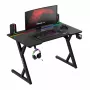 Huzaro Hero 2.4 RGB zwart gamingbureau