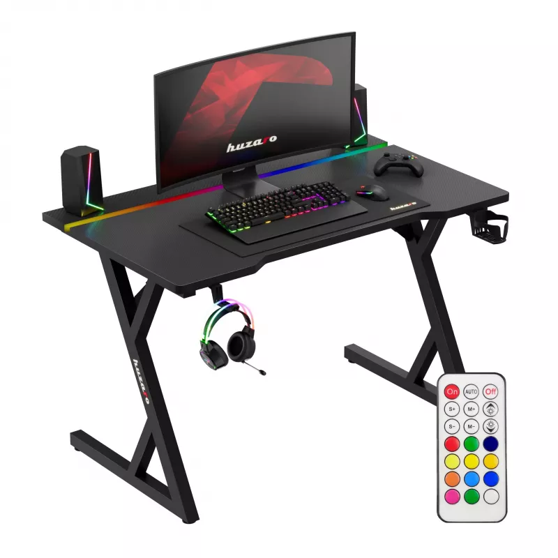 Huzaro Hero 2.4 RGB zwart gamingbureau