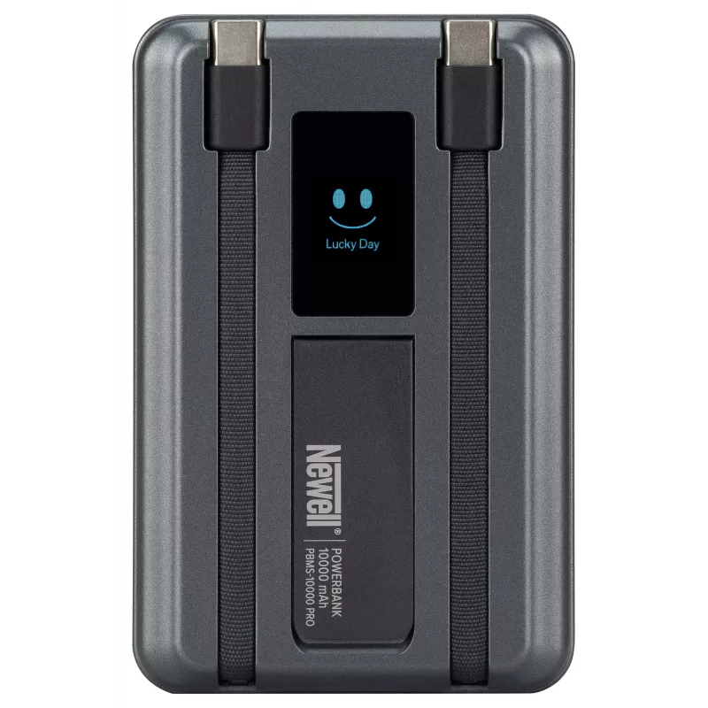 Powerbank Newell MS-10000 Pro MagSafe 10000 mAh 2x USB-C - grijs