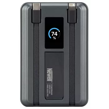 Powerbank Newell MS-10000 Pro MagSafe 10000 mAh Lightning, USB-C - grijs