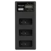 Newell CD-USB-C driebaans acculader voor Canon LP-E17