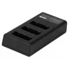Newell CD-USB-C driebaans acculader voor Canon LP-E17