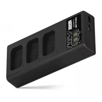 Newell CD-USB-C driebaans acculader voor Sony NP-FW50