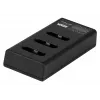 Newell CD-USB-C driebaans acculader voor Sony NP-BX1 accu's