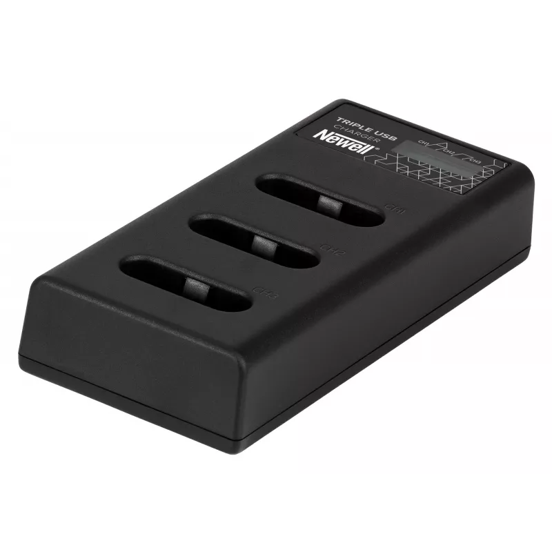 Newell CD-USB-C driebaans acculader voor Sony NP-BX1 accu's