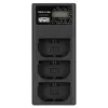 Newell CD-USB-C driebaans lader voor Canon LP-E6-accu's