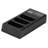 Newell CD-USB-C driebaans lader voor Canon LP-E6-accu's