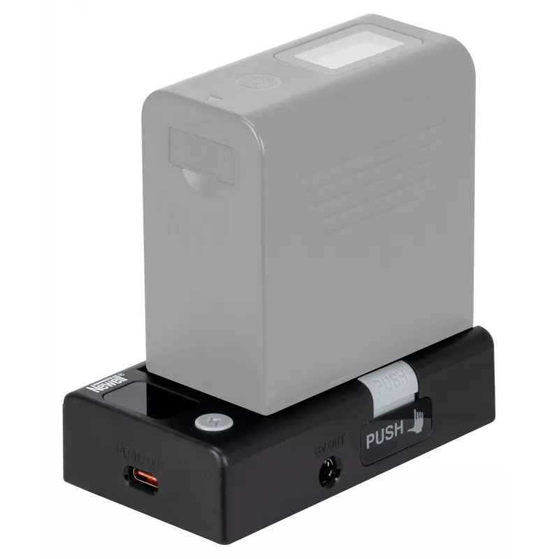 Newell DC-USB universele adapter voor NP-F accu's