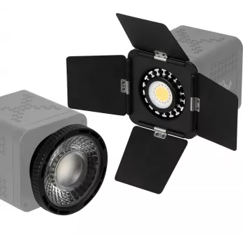 Newell Mini Bowens barn doors en focuslenskit voor Tara LED-lamp