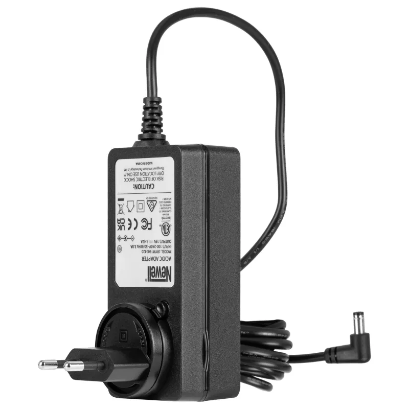 Newell 19V 3.42A 65W AC-voedingsadapter met DC 5.5/2.1mm barrelstekker